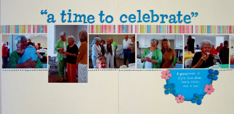 A Time to Celebrate - 2 Pager