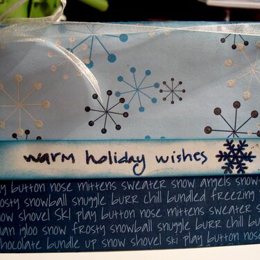 Warm Holiday Wishes Card