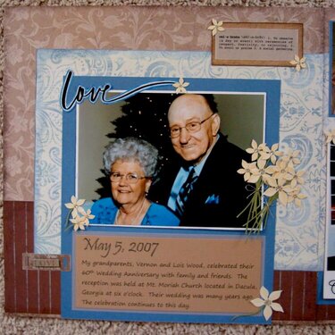 Grandparents&#039; 60th Wedding Anniversary