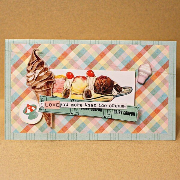 Love You More Than Ice Cream card