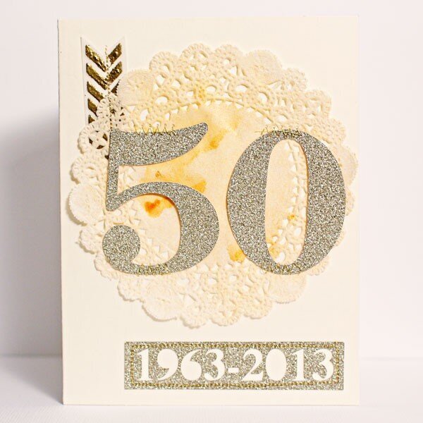 50th Anniversary card