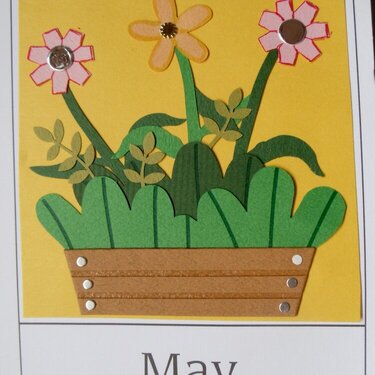 12 Month calendar from CTMH- May