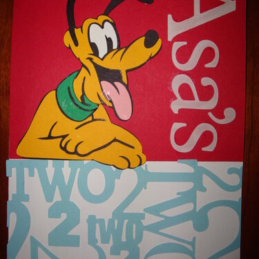 Pluto Birthday Card