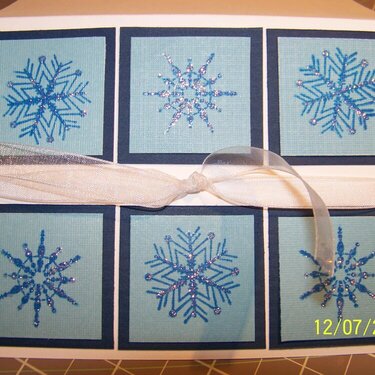 Snowflake Christmas Card