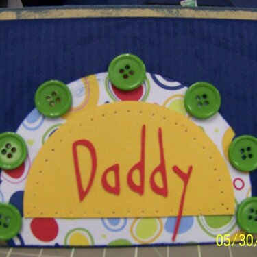 Daddy Fathers Day card