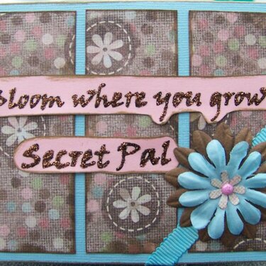Secret Pal Card