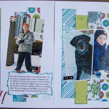 Snow Much Fun!  2 pager