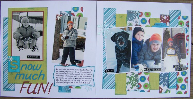 Snow Much Fun!  2 pager