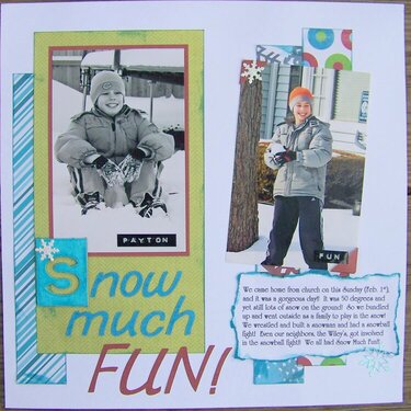 Snow Much Fun! 1st page