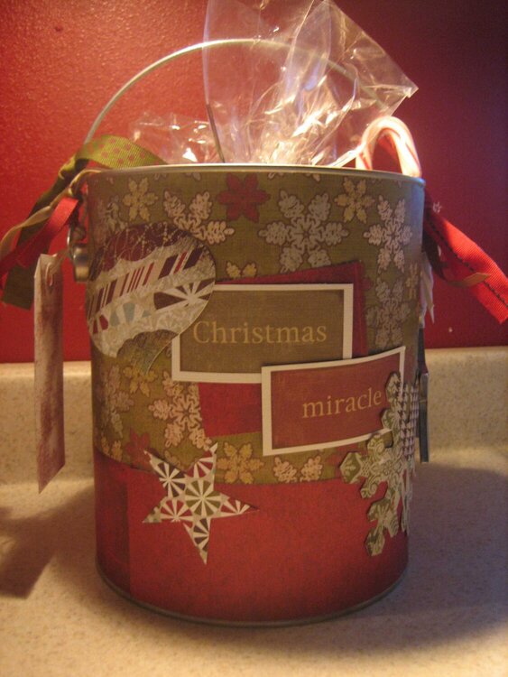Christmas Paint Can Gift