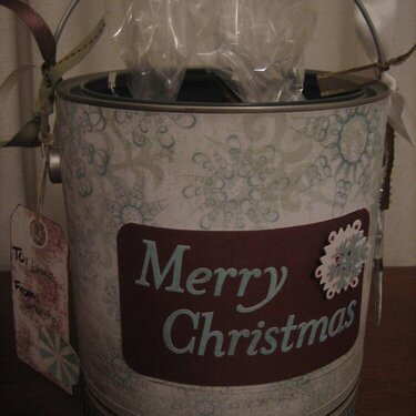 Christmas Paint Can
