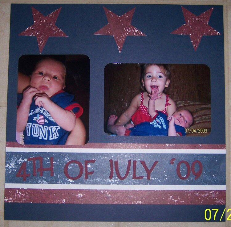 Baby&#039;s first 4th of July