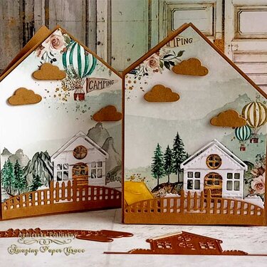 Little House Shaped Cards