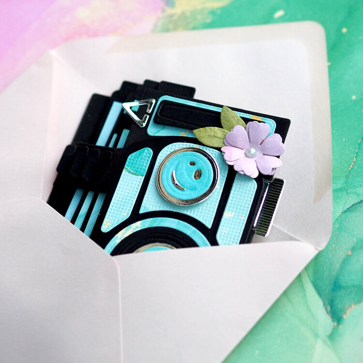 Retro Camera - 3D Vignette Collection by Amazing Paper Grace