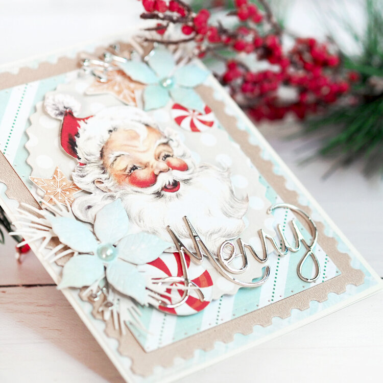 Christmas Card with Santa