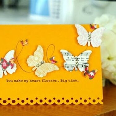 Heart Flutter Card