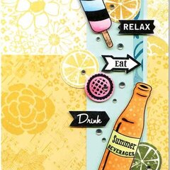 Relax Eat Drink featuring Hero Arts/BasicGrey Soleil Stamps