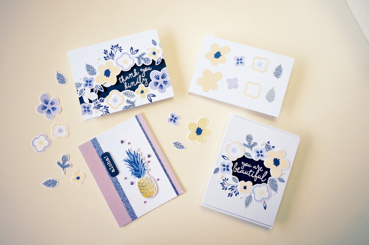 Clare&#039;s Color Layering Flowers Card