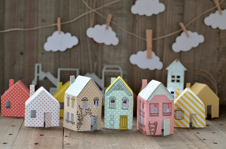 Create your own little tiny villiage of houses, complete with street map.
