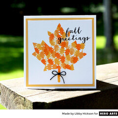 Fall Greetings by Libby Hickson for Hero Arts