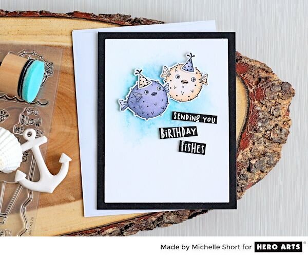 Sending You Birthday Fishes by Michelle Short for Hero Arts