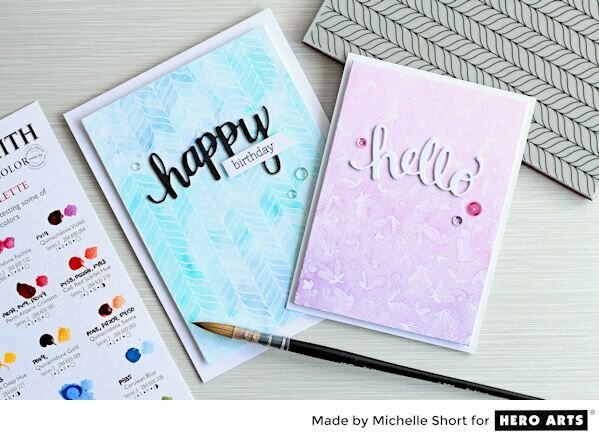 Happy Birthday and Hello Cards by Michelle Short for Hero Arts