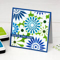 Hero Arts New Bold Inks and Stencil Cards by Kelly Rasmussen
