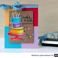 Birthday Cake Layering with Jayne Nelson for Hero Arts