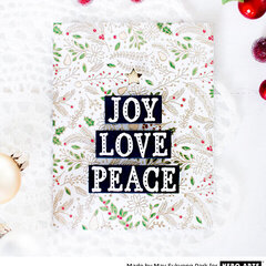 Joy Love Peace by May Sukyong Park for Hero Arts
