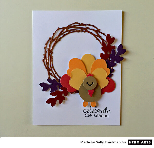 Thanksgiving Card by Sally Traidman