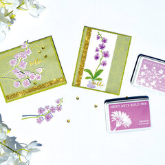 Libby's Color Layering Orchid Cards