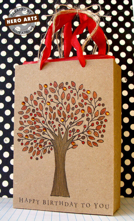 Fall Happy Birthday to you Bag by Lucy Abrams