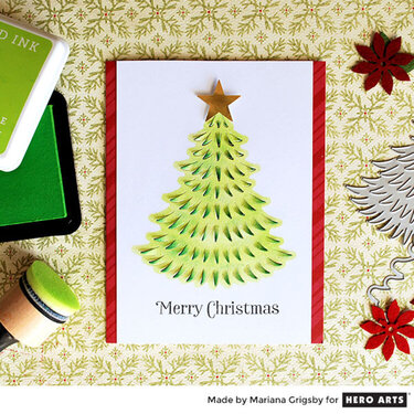 Merry Christmas Card by Mariana Grigsby