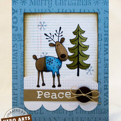 Reindeer with Sweater by Shari Carroll