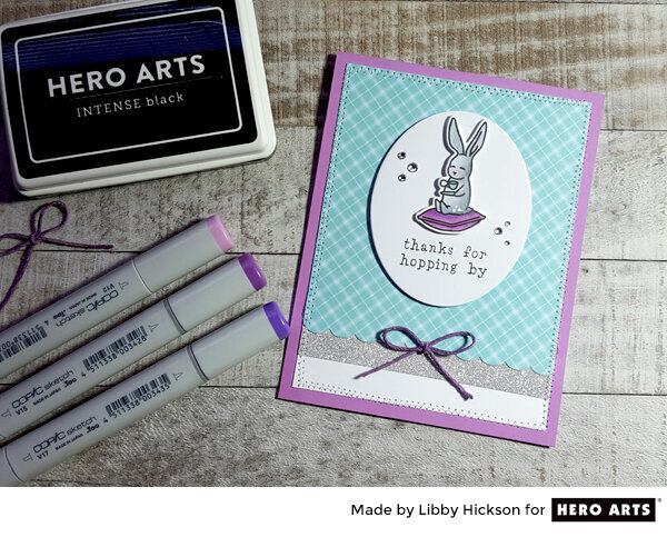 Thanks for Hopping By by Libby Hickson for Hero Arts