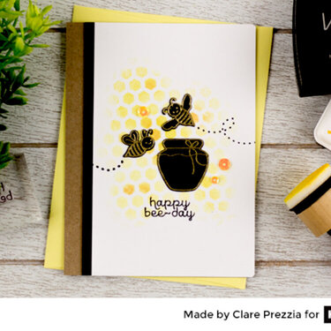 Happy Bee-Day by Clare Prezzia for Hero Arts