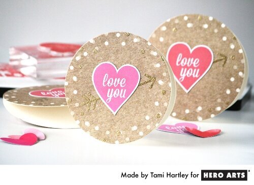 Love Coaster Cards by Tami Hartley