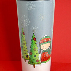 Holiday Travel Mug By Laura Griffin