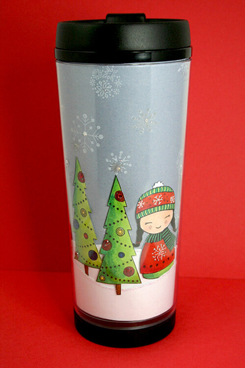 Holiday Travel Mug By Laura Griffin