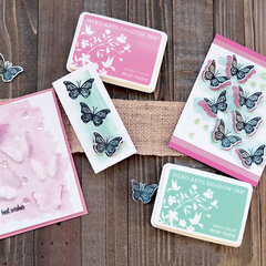 Butterfly Stamps with matching dies