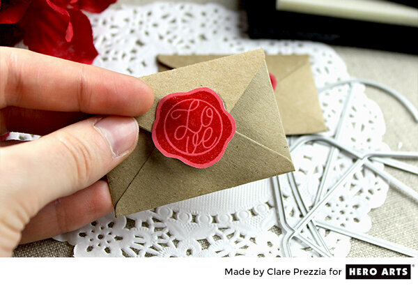 Quick Mini Valentines by Clare Prezzia for Hero Arts