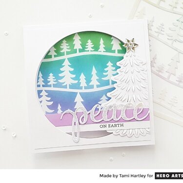 Peaceful Forest Window Card by Tami Hartly