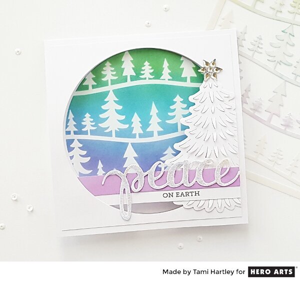 Peaceful Forest Window Card by Tami Hartly