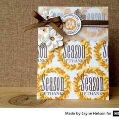 Season of Thanks by Jayne Nelson for Hero Arts