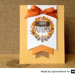 Happy Autumn by Jayne Nelson for Hero Arts