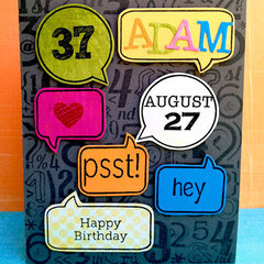 Adam's Card by Sally Traidman