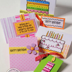 Happy Birthday Cards by Sally Traidman