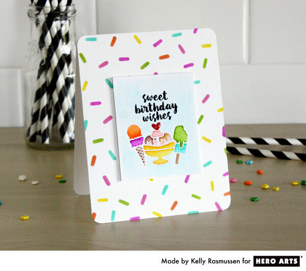 Birthday Sprinkles by Kelly Rasmussen for Hero Arts