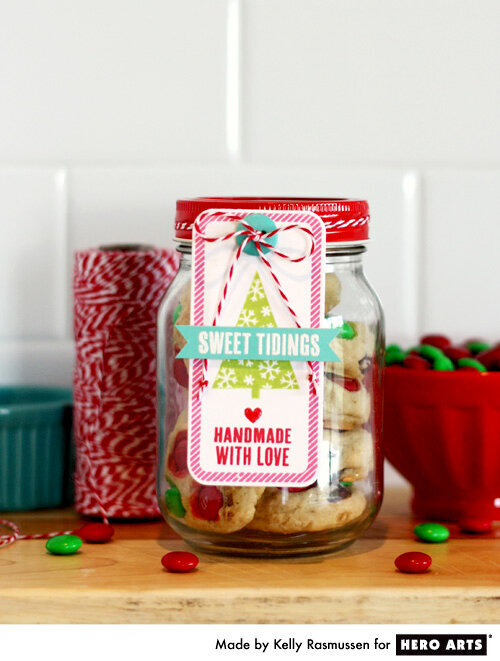 Sweet Tidings Treat Jar by Kelly Rasmussen for Hero Arts