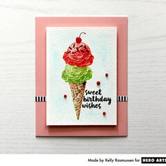Sweet Birthday Wishes by Kelly Rasmussen for Hero Arts